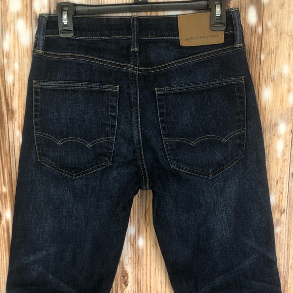 American Eagle Outfitters Airflex+ Athletic Fit Blue Jeans - Picture 8 of 13
